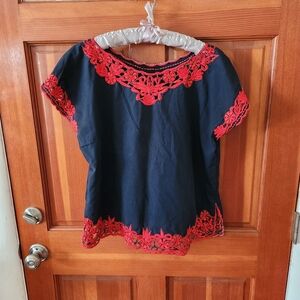 Fiesta Embroidered Top